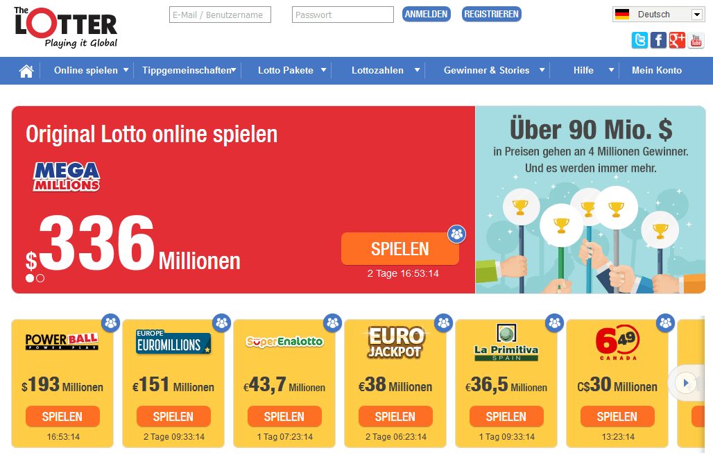 The Lotter Webseite
